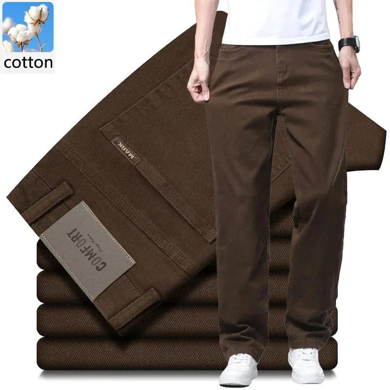 Formal Trouser Stretch - Heren Casual Stretch Katoenen Broek met