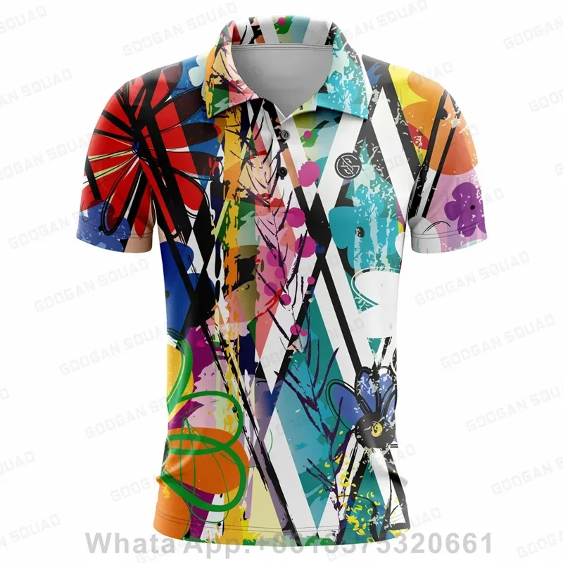 Men'S Fashion Golf Clothing - Hoogwaardige nieuwe zomermerk heren golfpoloshirts outdoor