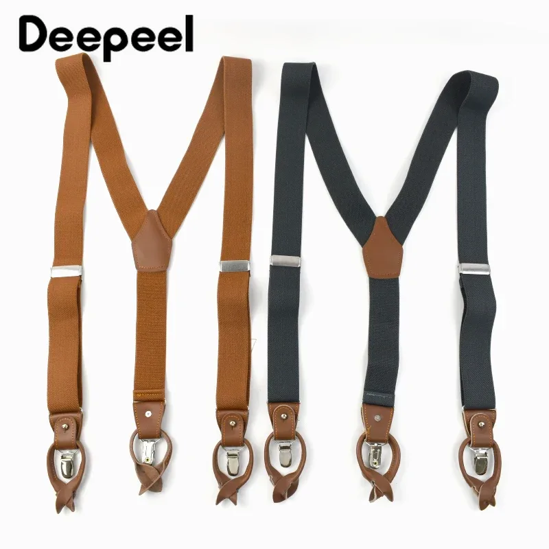 Jeans Shirt Fashion For Men - Deepeel 3.5*125 cm mannen Volwassen Bretels