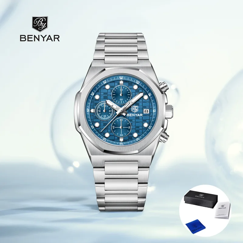 Fashion Mens Watches - 2023 Nieuwe BENYAR heren Horloges Top