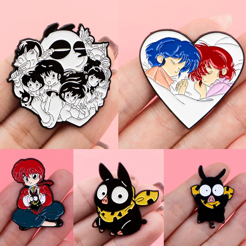 Mens Fashion Blog - Cartoon Varkens Emaille Pin Broches Vrouw