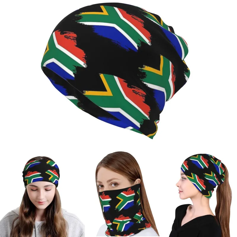 Beanie Winter Hat - Zuid-Afrikaanse Springboks Vlag Bandana Nekbeschermer Magische