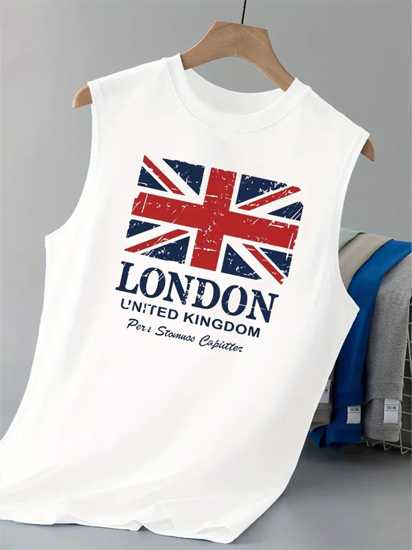 Men'S Fashion Uk - 100% puur katoen Heren zomermode Casual
