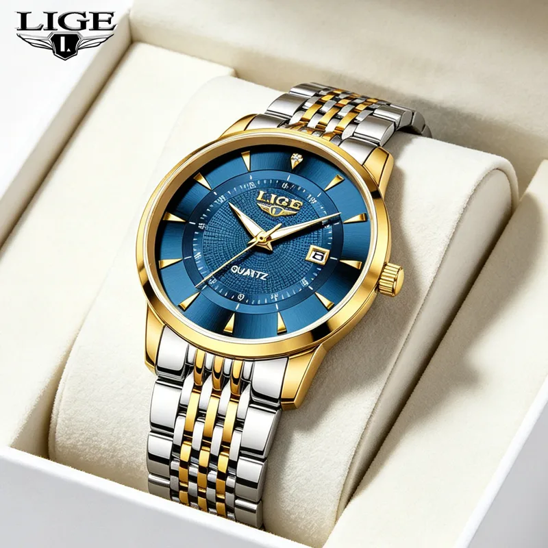 Fashion Mens Watches - LIGE Nieuwe 2026 Luxe Herenhorloge Waterdicht