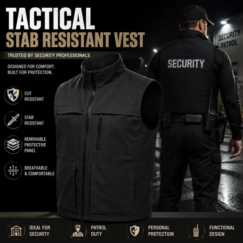 Tactical Vest Men - Armor vest man Anticut vest Anti-meskleding