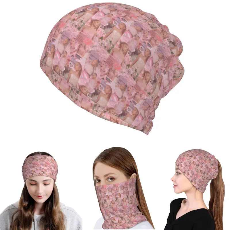 Beanie Winter Hat - Ariana Grande Singer Bandana Neck Cover