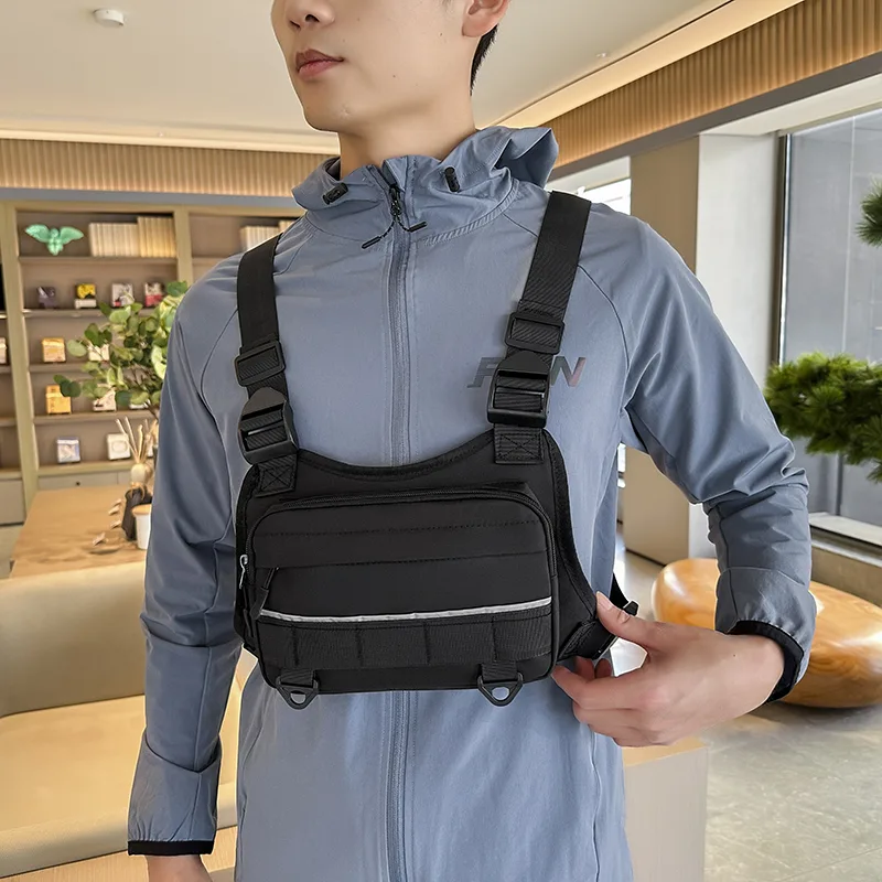 Tactical Vest Men - Tactische Outdoor Borsttas Unisex Hardlopen Fietsen