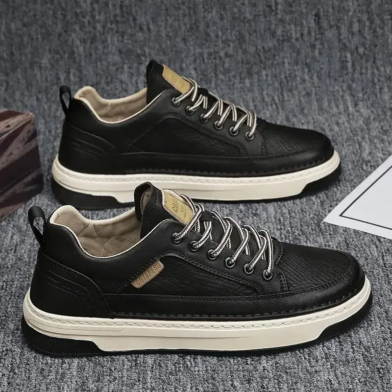 Mens Fashion Zapatos - Mode Casual Lederen Schoenen Voor Mannen