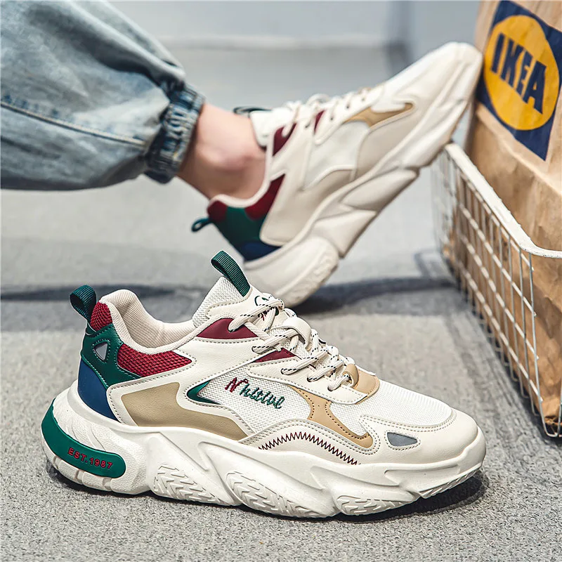 Mens Fashion Zapatos - Mode herensneakers Ademende loopschoenen voor heren