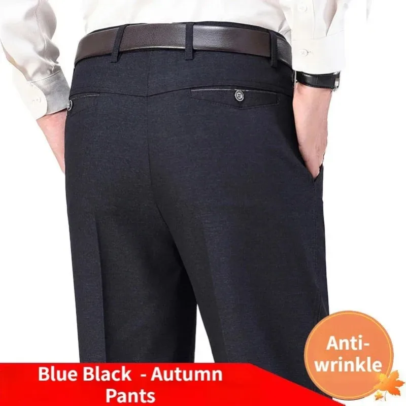 Formal Trouser Stretch - Heren Herfst Dikke Casual Pak Broek