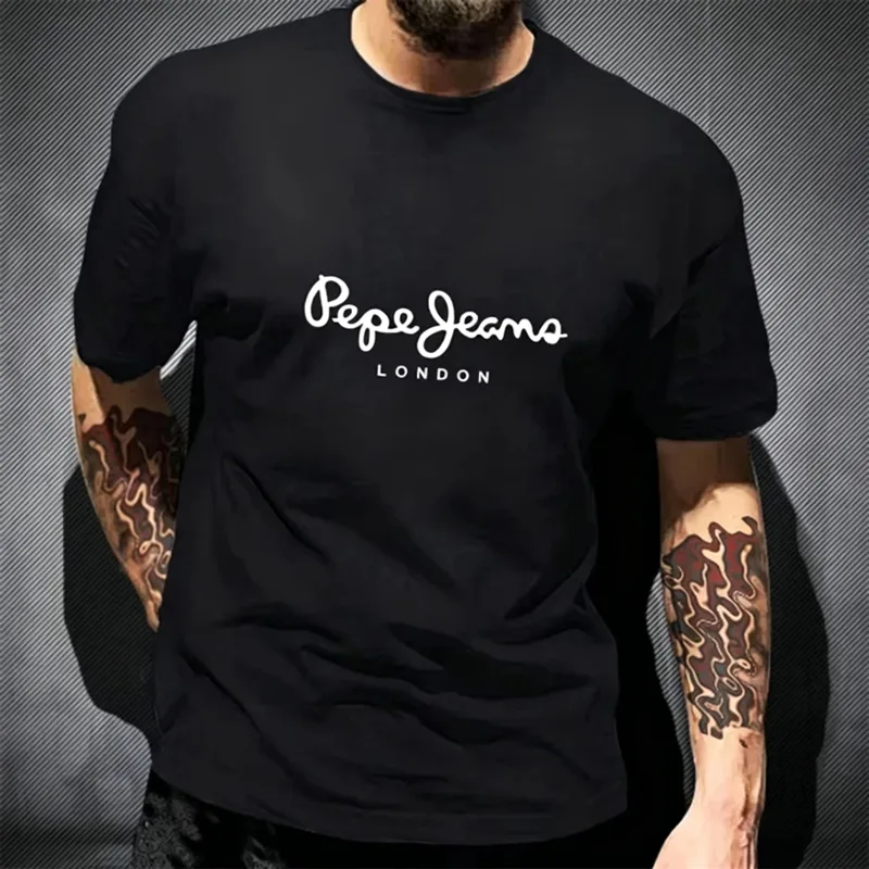 Jeans Shirt Fashion For Men - Pepe Jeans Londen afdrukken 100% katoen