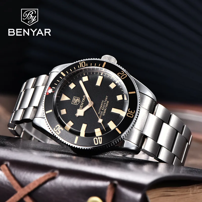 Fashion Mens Watches - 2023 Nieuwe BENYAR Automatische Horloges herenhorloge