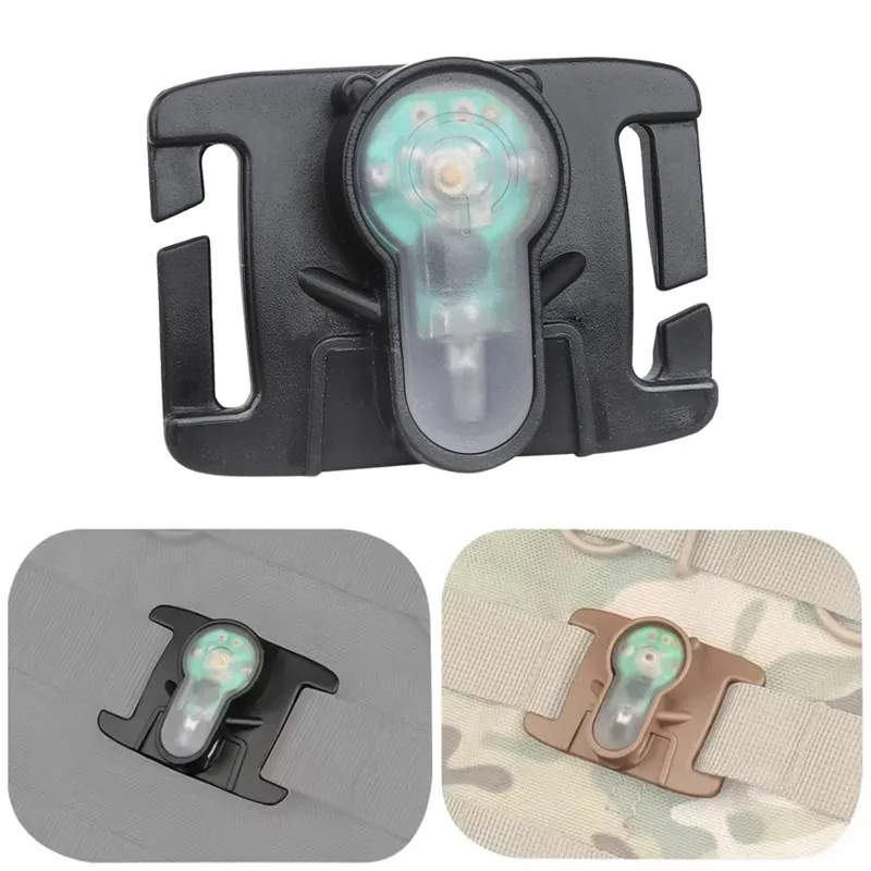 Tactical Vest Men - Tactisch Signaallicht MOLLE Jachtvest Rugzak Singels
