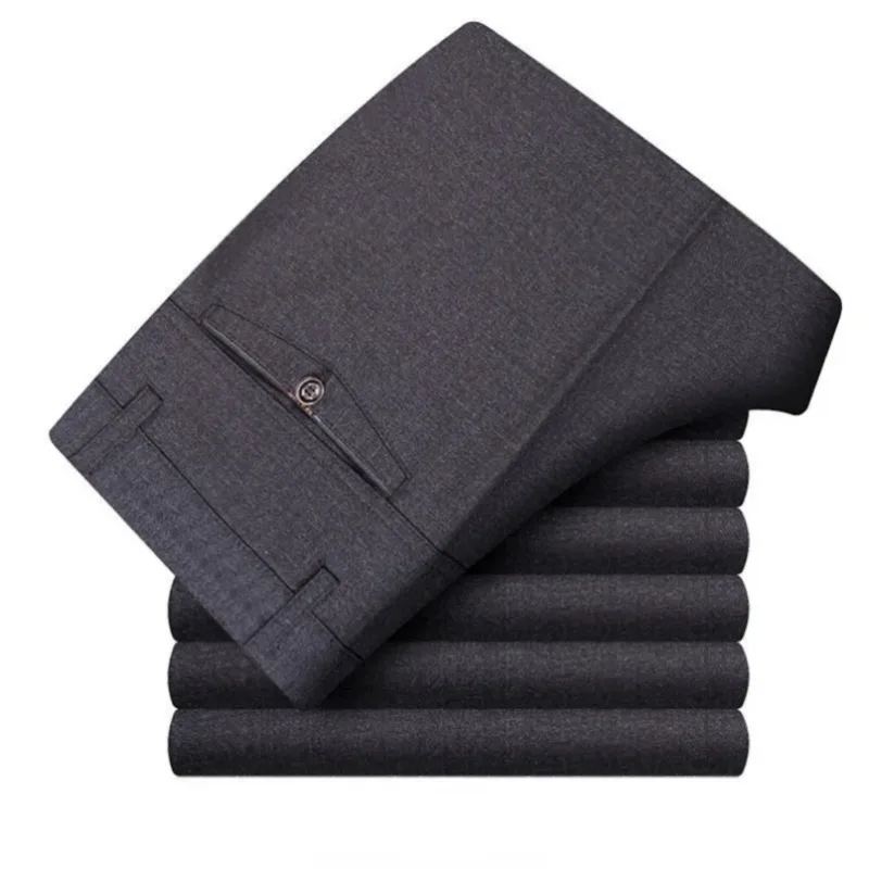 Formal Trouser Stretch - Heren Zomer Dunne Casual Pak Broek