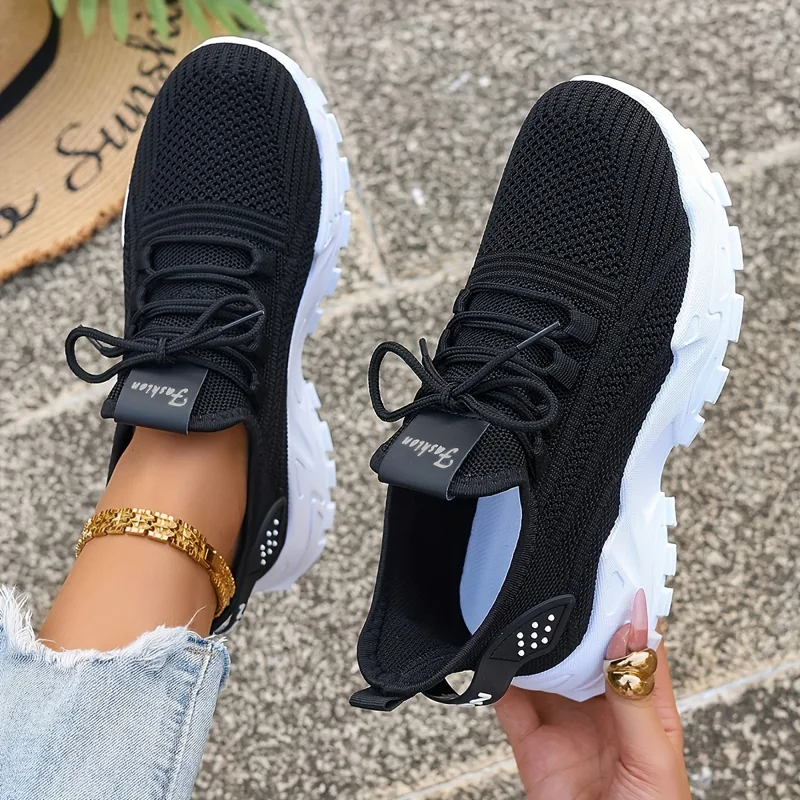 Mens Fashion Week - Ademende gebreide sneakers Mode Comfortabele antislip
