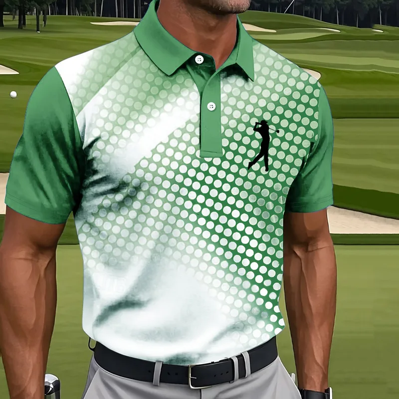 Men'S Fashion Golf Clothing - Business casual herenpoloshirt, modieus sportgolfpoloshirt, T-shirt