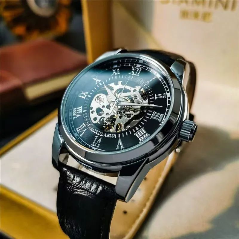 Mens Fashion Young - [Automatisch mechanisch herenhorloge] Modieus, chique en