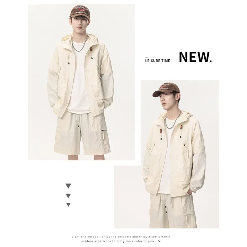 Men'S Fashion Golf Clothing - Zomer Outdoor Golf Casual UV-bestendige huidkleding