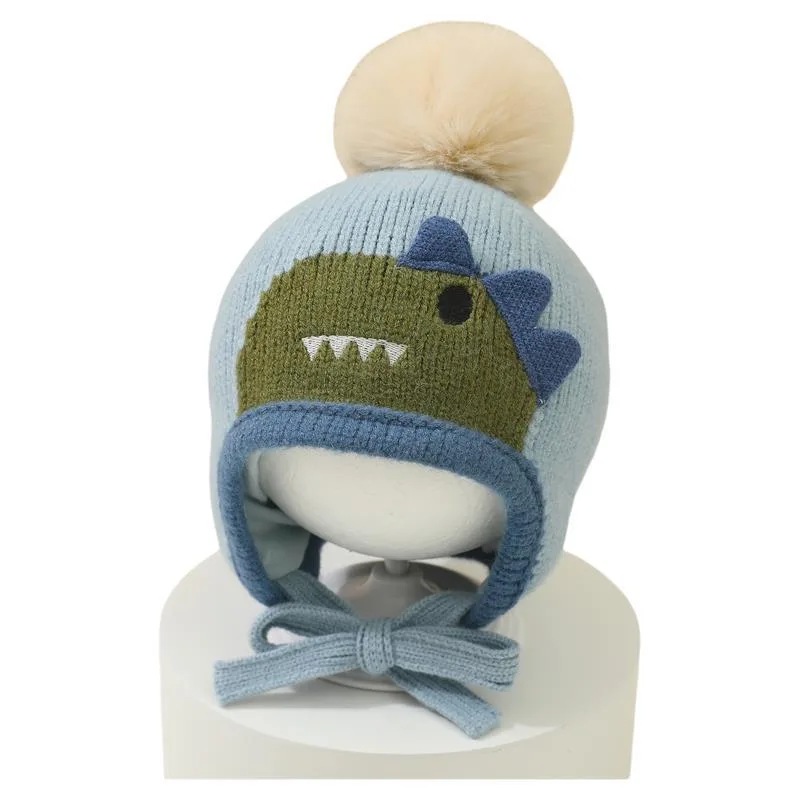 Beanie Winter Hat - Leuke Cartoon Dieren Pompom Hoed Baby