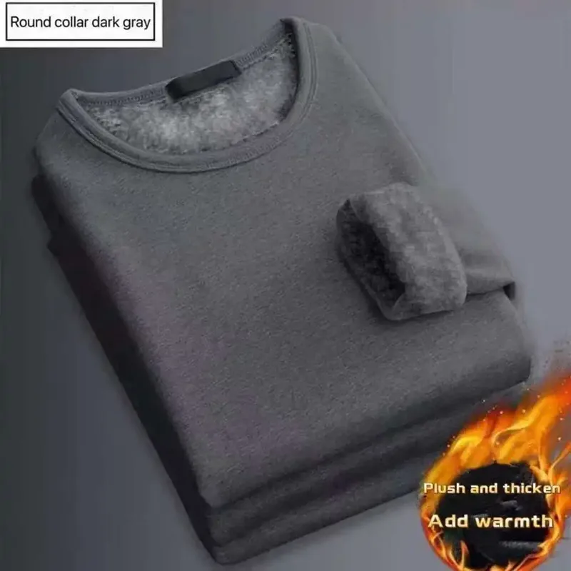 Mens Fashion Casual - Winter heren thermisch ondergoed T-shirt met