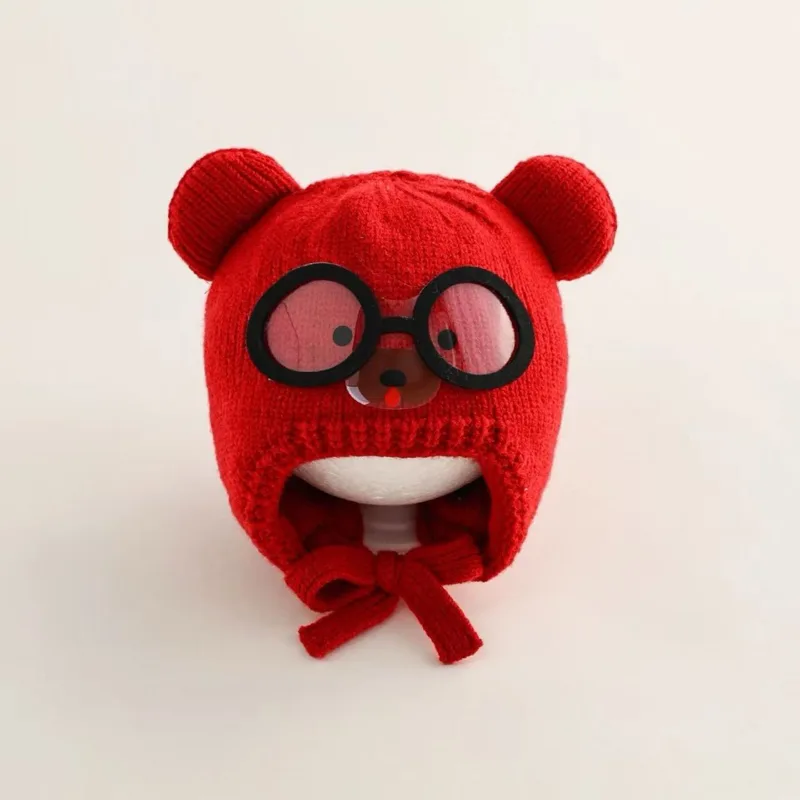 Beanie Winter Hat - Winter warme babymutsen hoed cartoon schattig