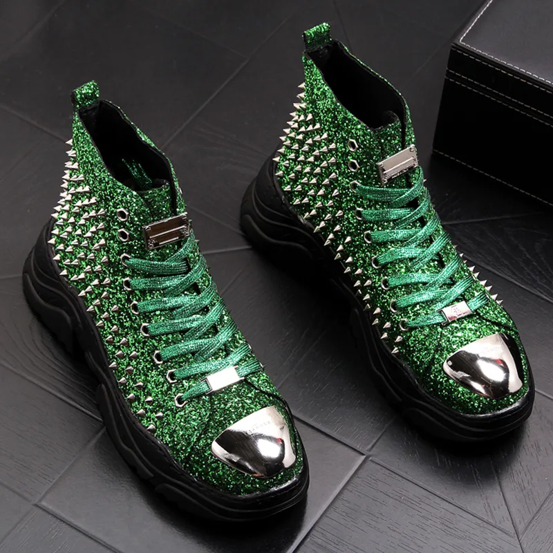 Mens Fashion Zapatos - Mannen luxe mode prom nachtclub jurk