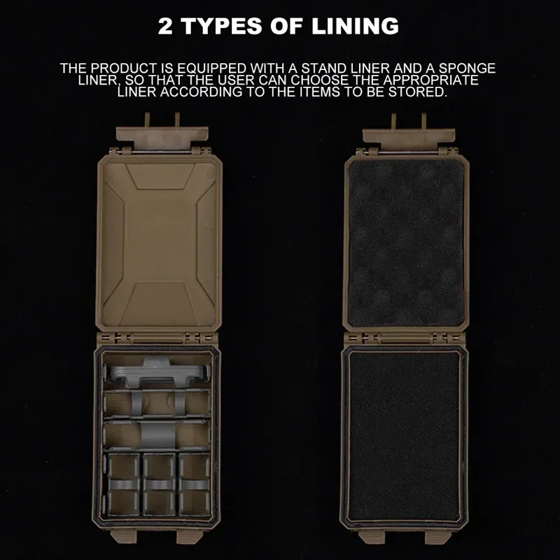 Tactical Vest Men - Batterij Opbergdoos Tactische Case voor CR2032