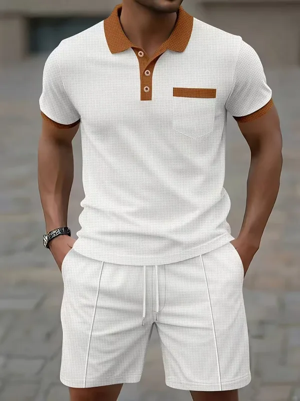 Men'S Fashion Videos - Bestverkochte heren zomer T-shirt polo shorts