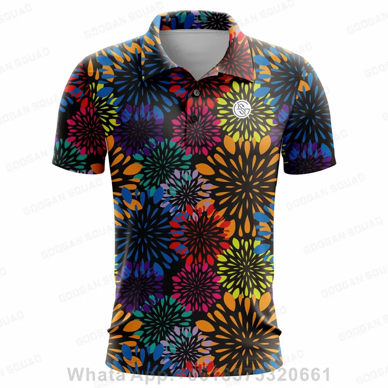 Men'S Fashion Golf Clothing - Googan Squad Zomer Heren Poloshirt Casual
