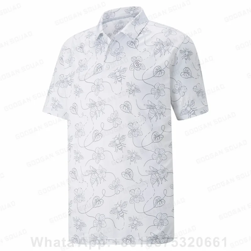 Men'S Fashion Golf Clothing - Herenpolo T-shirt Grote maten herenpoloshirt met