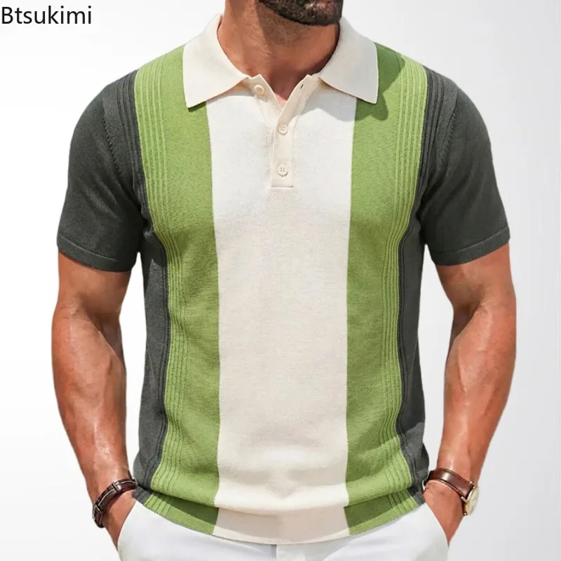 Men'S Fashion Golf Clothing - Nieuwe 2026 Heren Zomer Korte Mouw