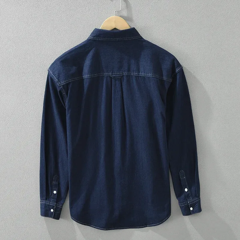 Koreaanse Mode Mannen Denim Sh - Jeans Shirt Fashion For Men recensie en prijs