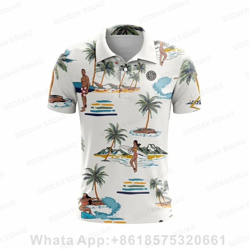 2023 Nieuwe Zomer Hawaii stijl - Men'S Fashion Golf Clothing recensie en prijs