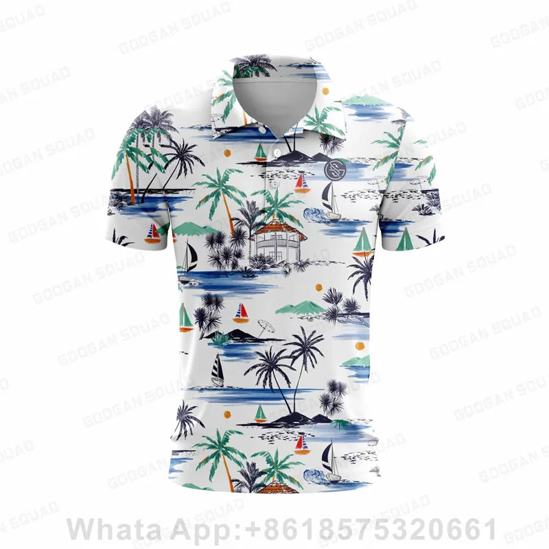 2023 Nieuwe Zomer Hawaii stijl - Men'S Fashion Golf Clothing recensie en prijs