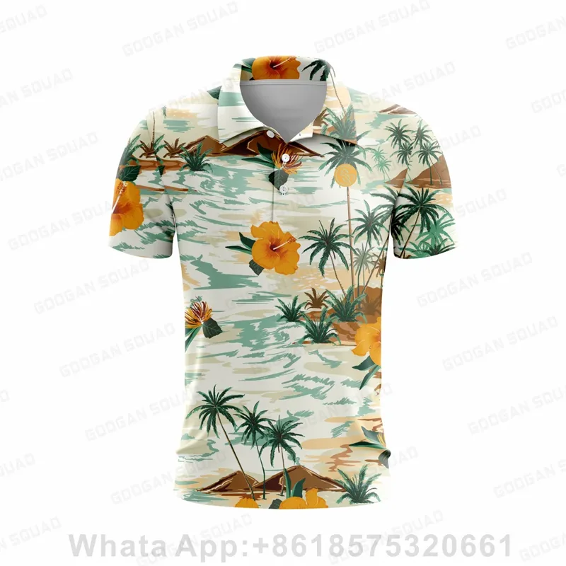 2023 Nieuwe Zomer Hawaii stijl - Men'S Fashion Golf Clothing recensie en prijs