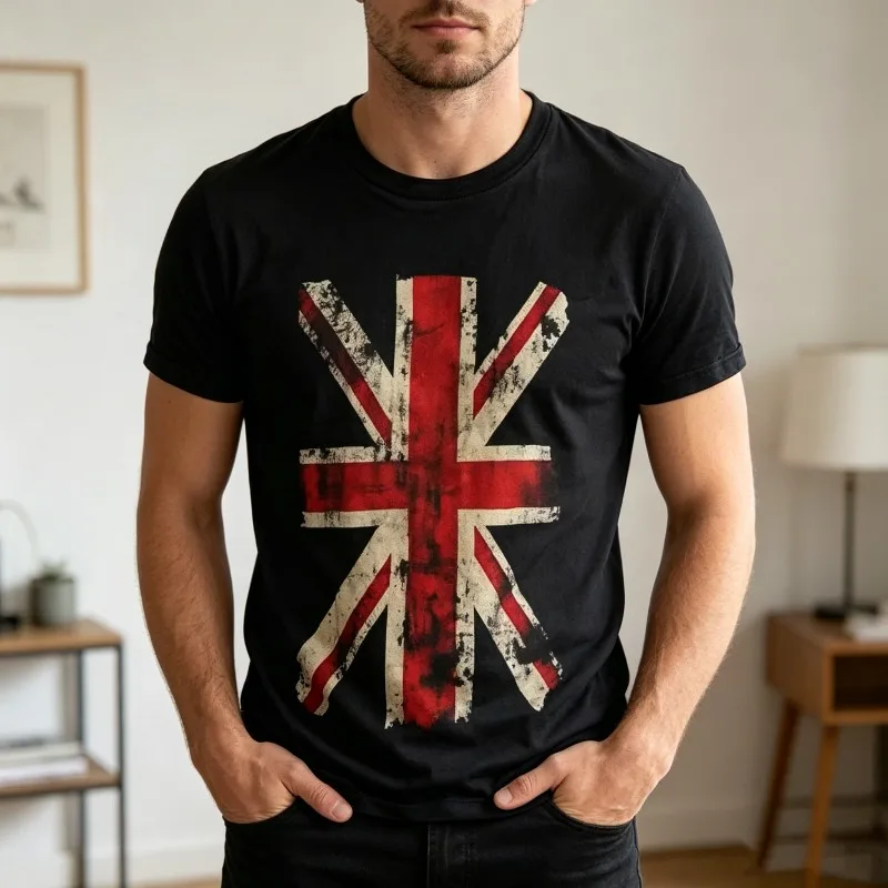 Union Jack Grafisch T-shirt Vi - Men'S Fashion Uk recensie en prijs