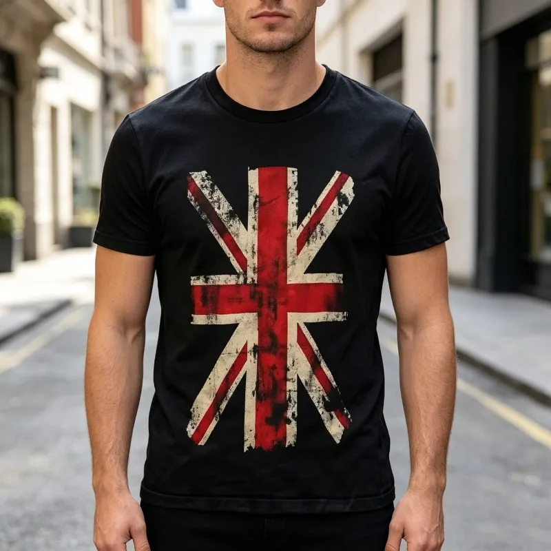 Union Jack Grafisch T-shirt Vi - Men'S Fashion Uk recensie en prijs