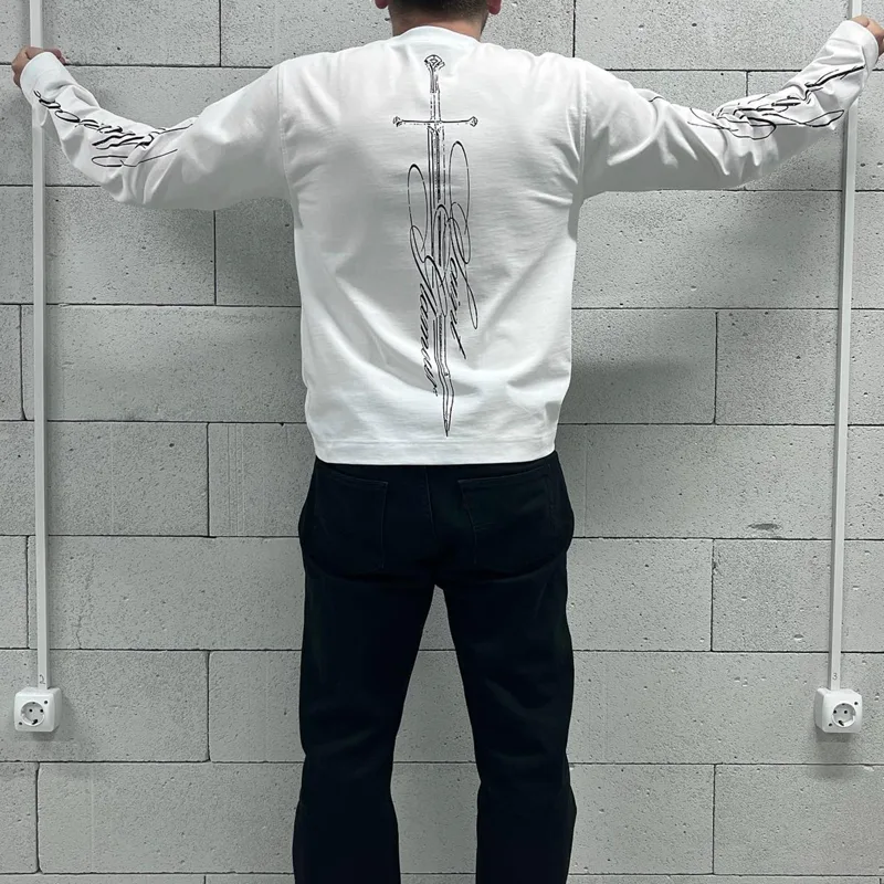 Nieuw losvallend T-shirt met r - Men'S Tops Fashion recensie en prijs