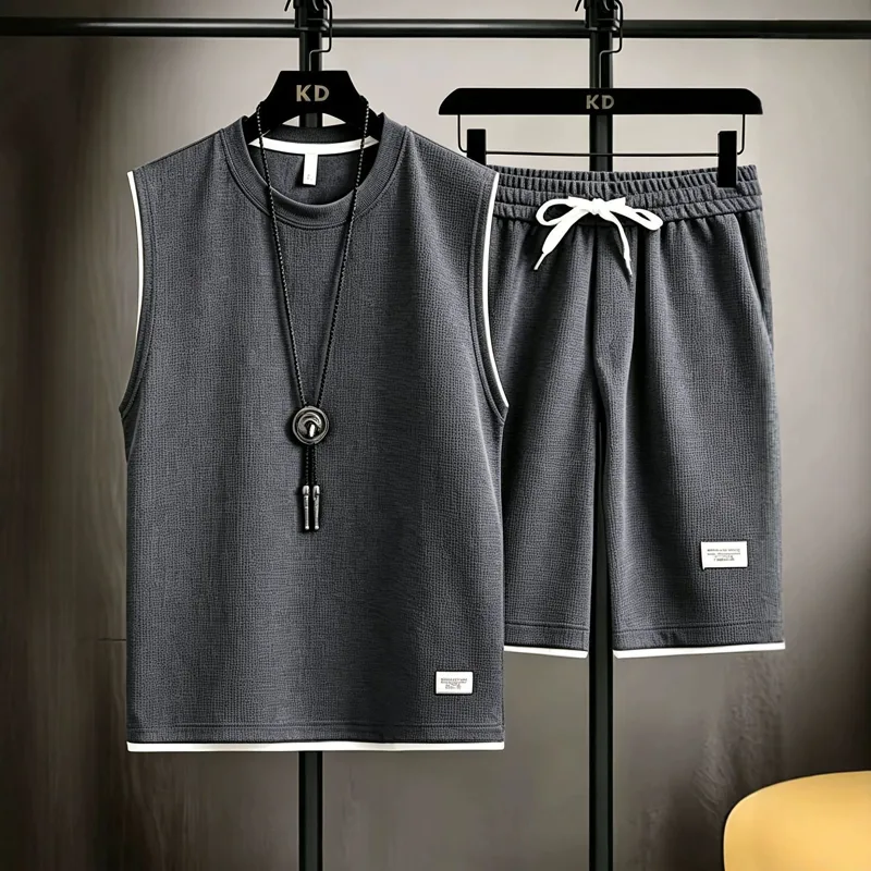 Zomer heren vest sets hoge kwa - Mens Fashion Casual recensie en prijs