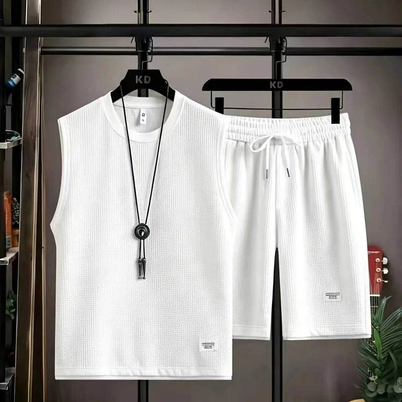 Zomer heren vest sets hoge kwa - Mens Fashion Casual recensie en prijs