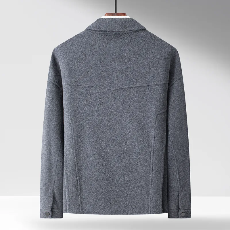 Dubbelzijdige wollen wollen ja - Men'S Tops Fashion recensie en prijs