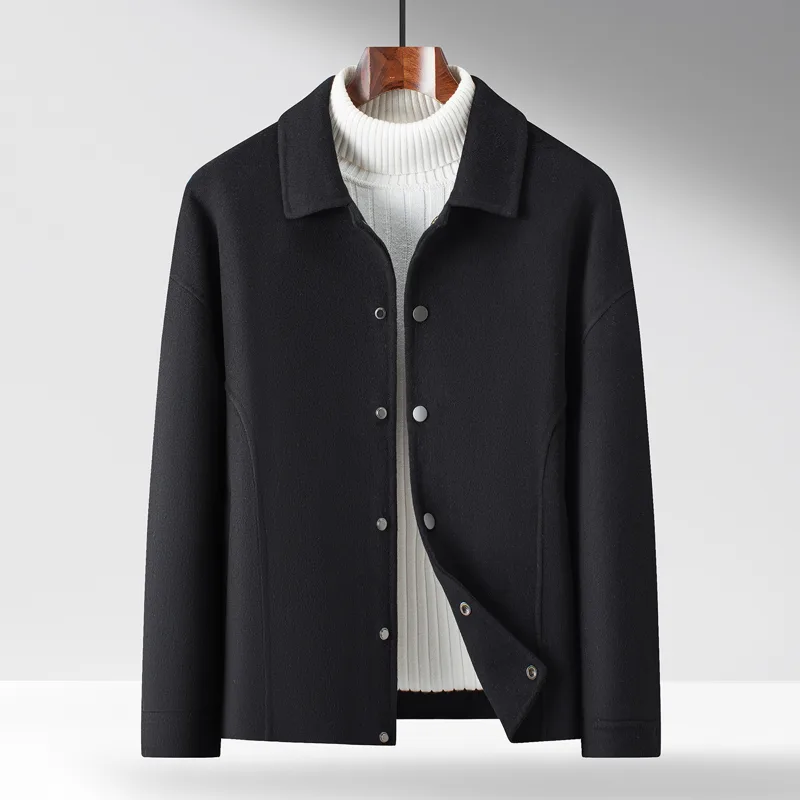 Dubbelzijdige wollen wollen ja - Men'S Tops Fashion recensie en prijs