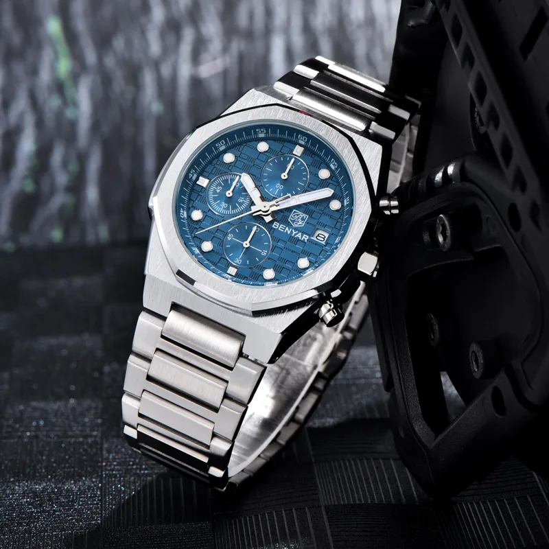 2023 Nieuwe BENYAR heren Horlo - Fashion Mens Watches recensie en prijs