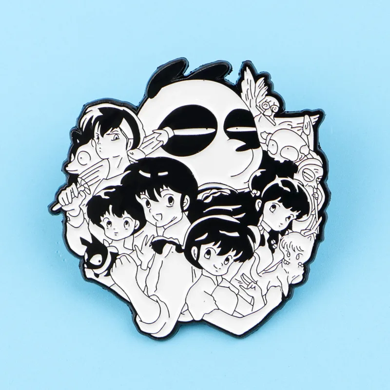 Cartoon Varkens Emaille Pin Br - Mens Fashion Blog recensie en prijs