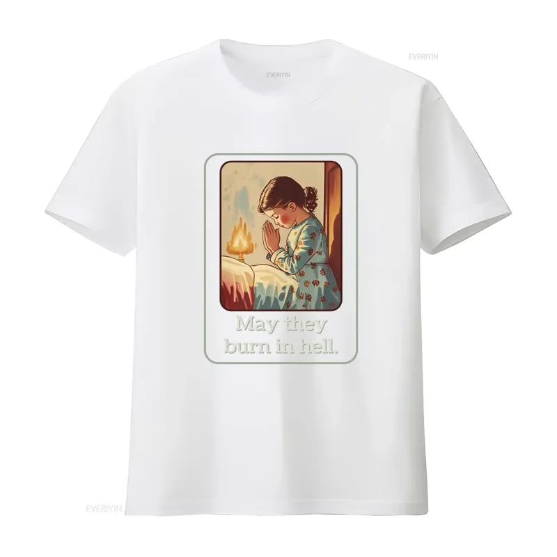 Moge ze in de hel verbranden T - 1950S Fashion Men'S recensie en prijs