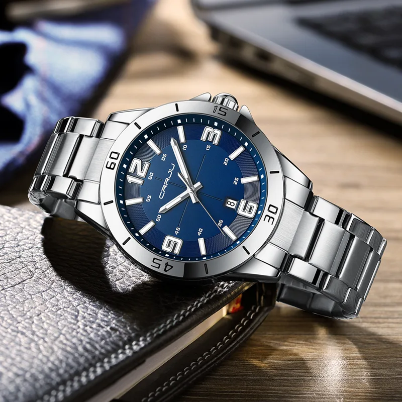 Crrju Mode Nieuwe Mannen Horlo - Mens Fashion Blog recensie en prijs