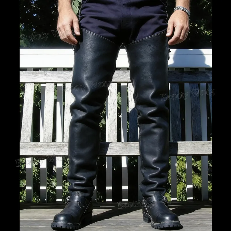 Zwarte enkelgesp Grote herenla - Mens Fashion Zapatos recensie en prijs
