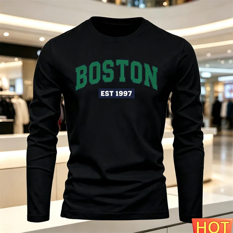 Herfst Zomer heren T-shirt met - Men'S Tops Fashion recensie en prijs