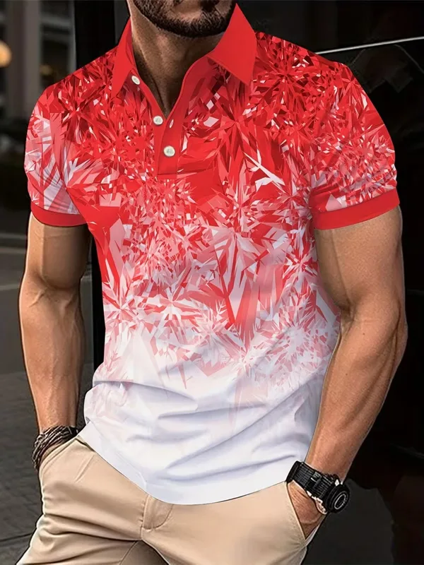 Herenpoloshirt met gradiëntpri - Men'S Fashion Golf Clothing recensie en prijs