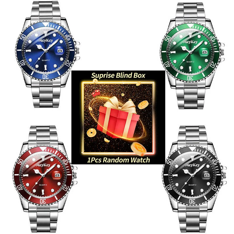 1PC Surprise Mystery Watch Bli - Fashion Mens Watches recensie en prijs